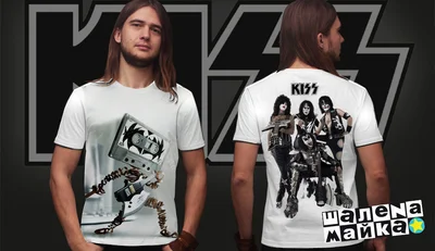 Футболки с полной запечаткой: Kiss